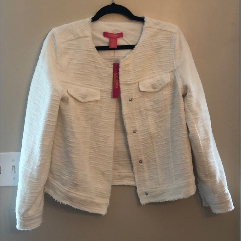 NWT white jacket by Catherine - 8